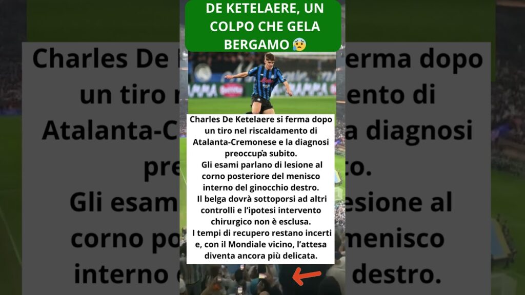 De Ketelaere, un colpo che gela Bergamo 😰 De Ketelaere, un colpo che gela Bergamo 😰
