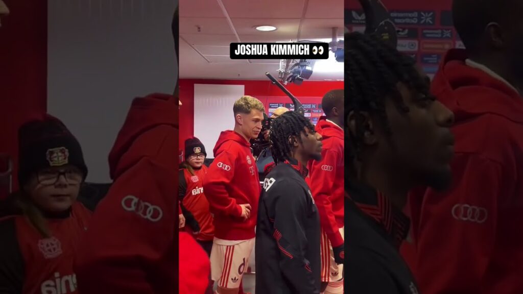 That time Joshua Kimmich crossed paths with Jeremie Frimpong 😅