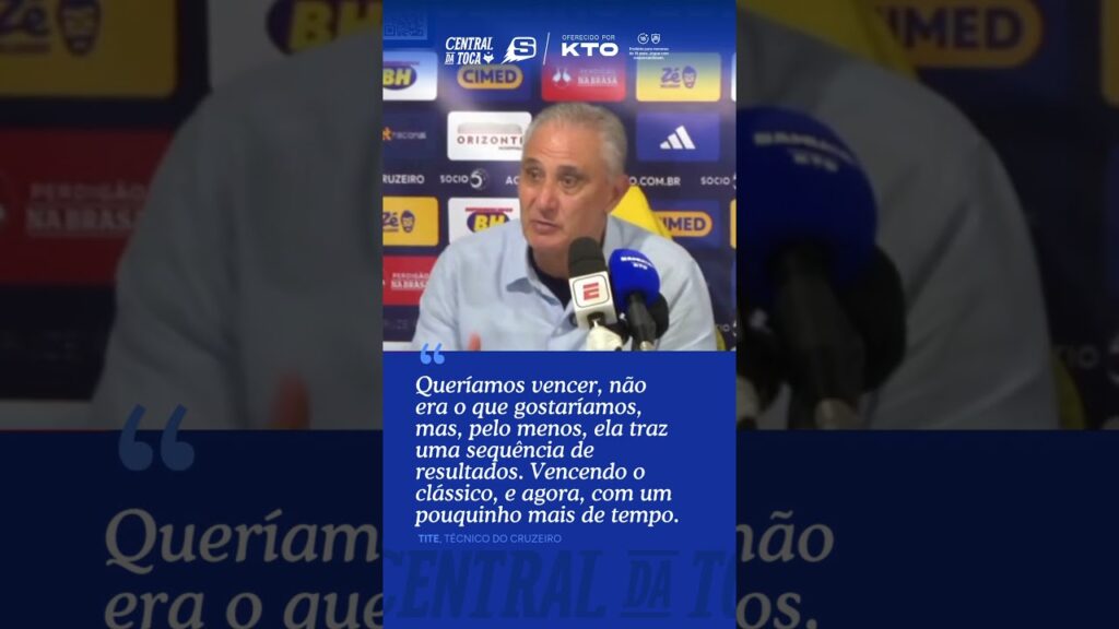 TITE JUSTIFICA FALHAS DEFENSIVAS E DESGASTE FÍSICO DO CRUZEIRO TITE JUSTIFICA FALHAS DEFENSIVAS E DESGASTE FÍSICO DO CRUZEIRO