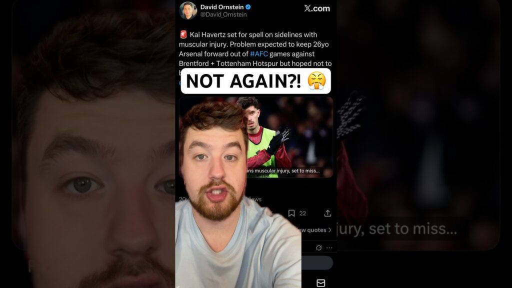 Kai Havertz OUT with a new injury… #afc