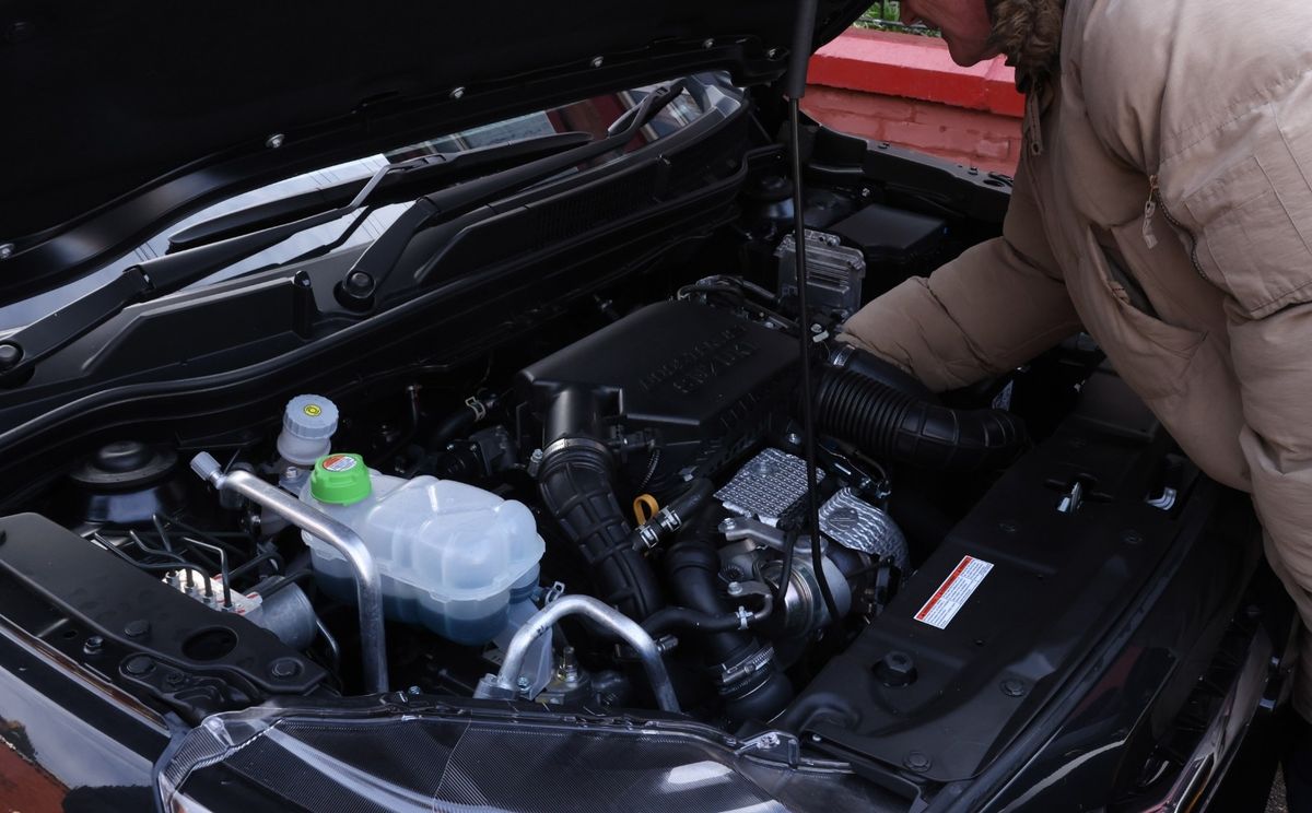 John Reid has to clean his engine to keep rats away after finding droppings on his gearbox. 