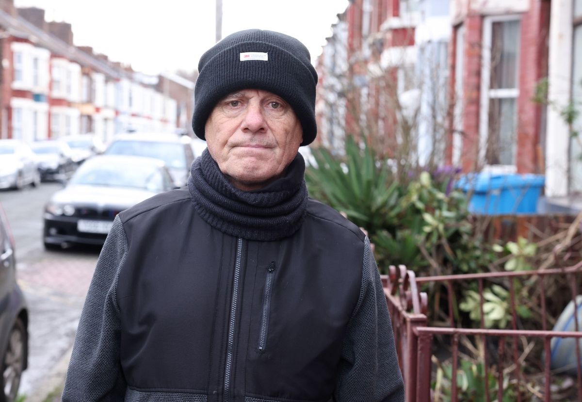 David Byrne, 72, on Gloucester Road, Tuebrook. 