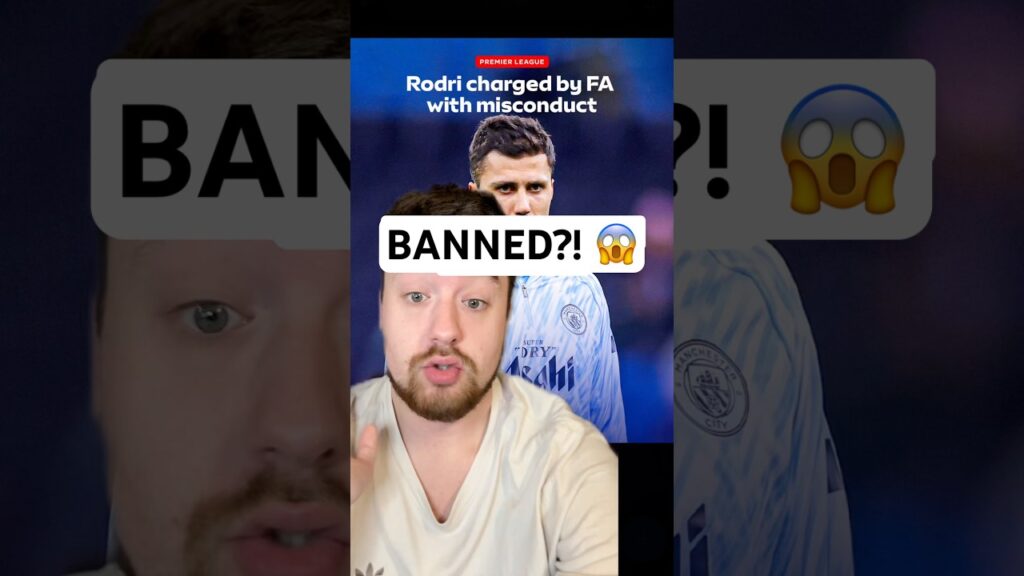 🚨 Rodri could be BANNED by the FA! #mcfc