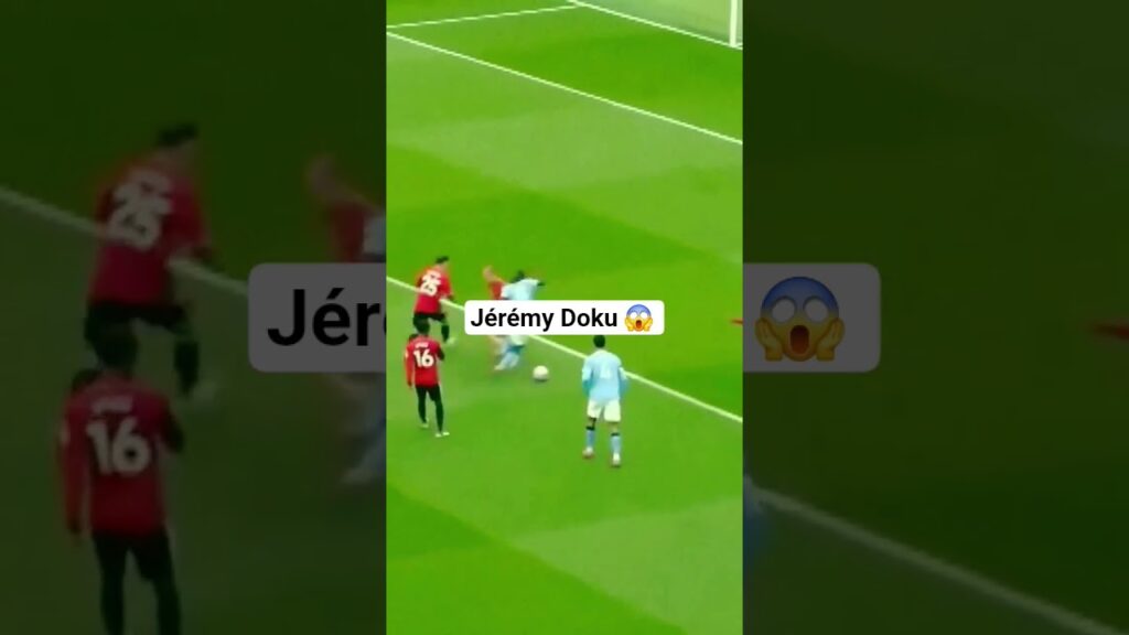 jérémy Doku 😱 scare the life out of Manchester United defense