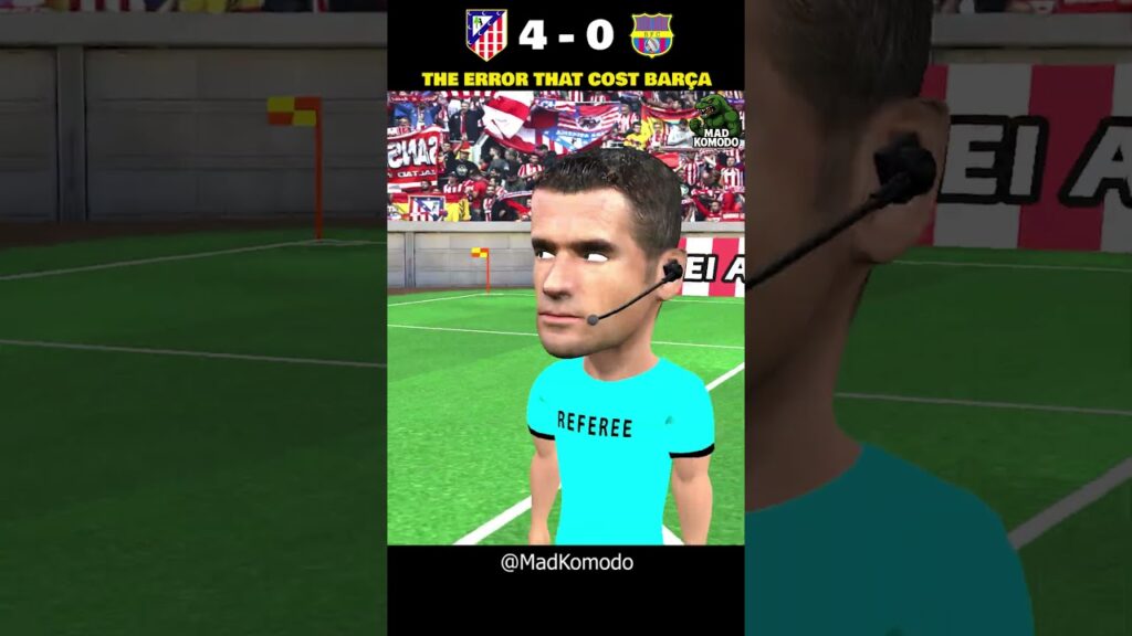 ATLETICO MADRID 4 vs 0 FC BARCELONA | Eric Garcia's Own goal