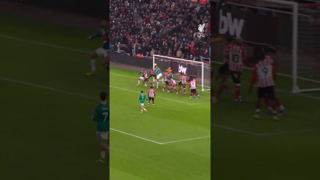 Van Dijk goal vs Sunderland ⚽️