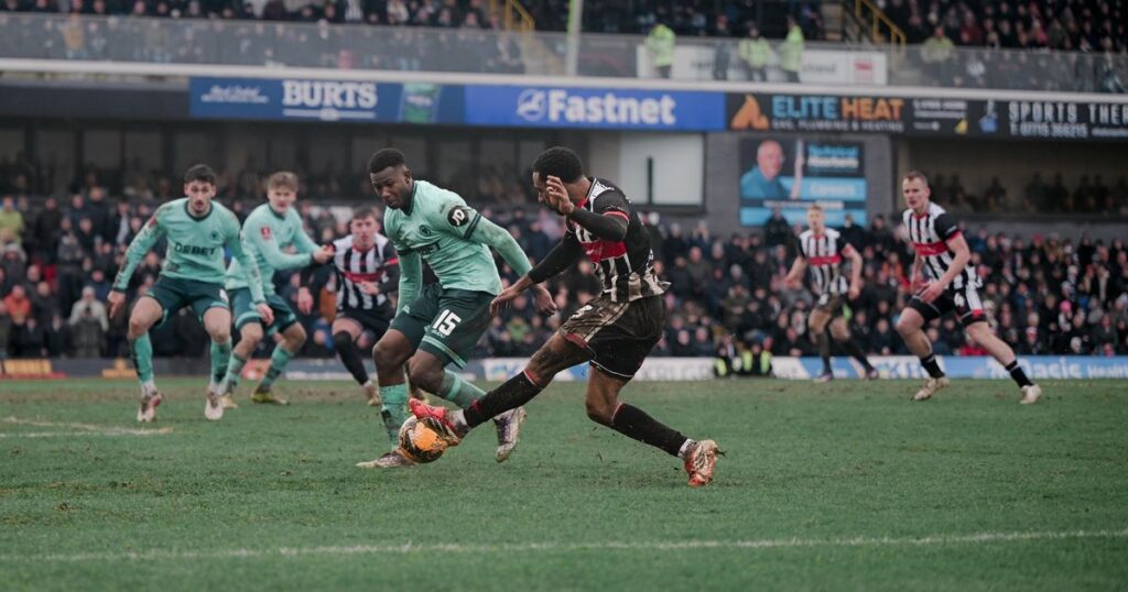 Mariners bow out of FA Cup against Premier League Wolves in tough conditions Grimsby Live