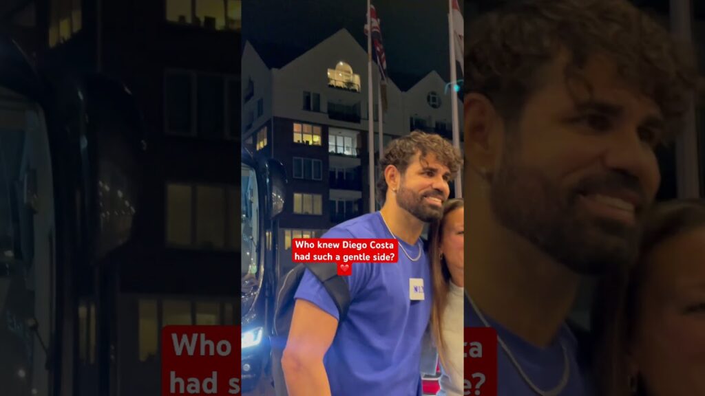 Who knew Diego Costa had such a gentle side? ❤️ #foryou #Chelsea #football #premierleague