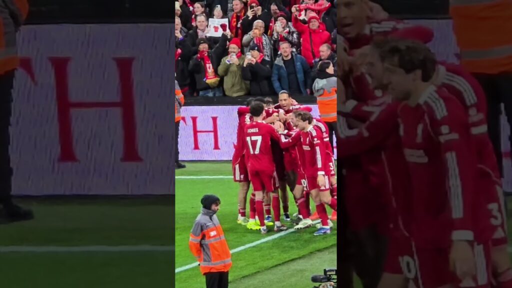 Konate's emotional goal 🙌🏼#shorts