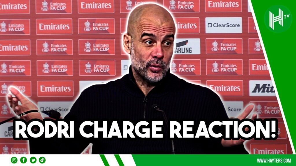 Pep Guardiola REACTS to Rodri charge