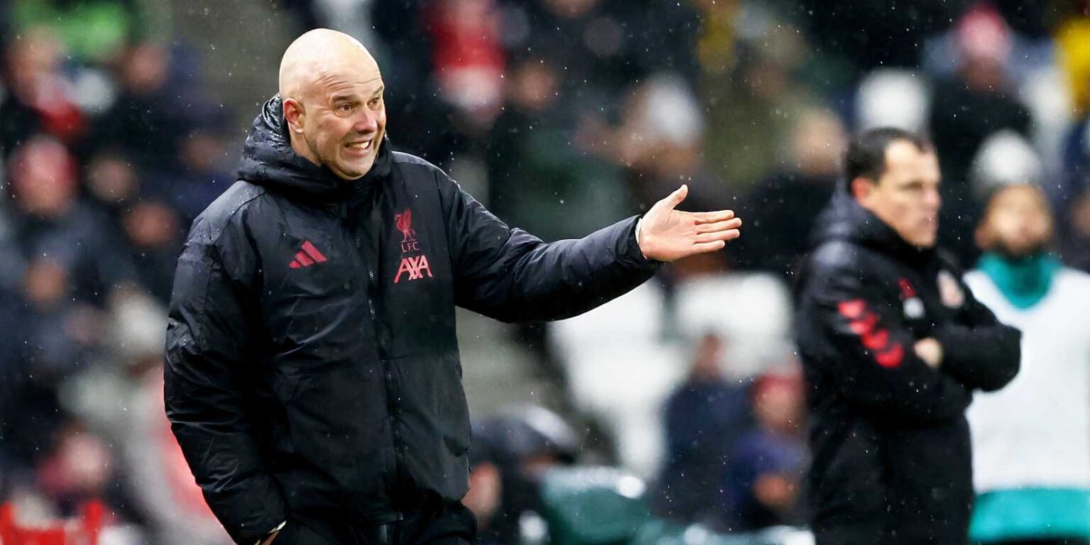 James Pearce shares stunning Liverpool sideline footage from Brighton victory Liverpool head coach Arne Slot-1