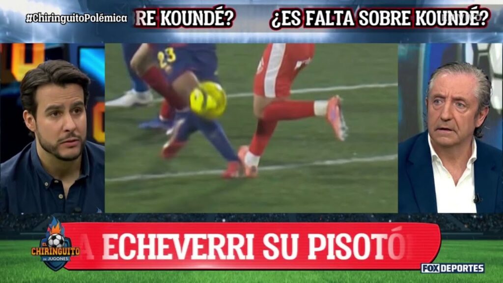 😱💥 La polémica con el PISOTÓN contra JULES KOUNDÉ, ¿era FALTA o no? | El Chiringuito
