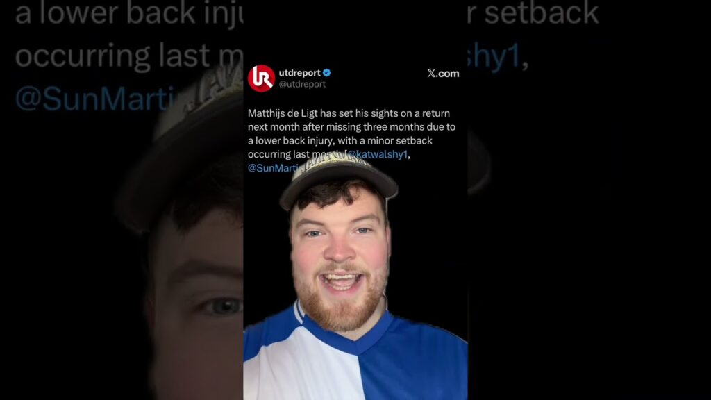 🙌 Matthijs De Ligt INJURY UPDATE! Man Utd return match set?!