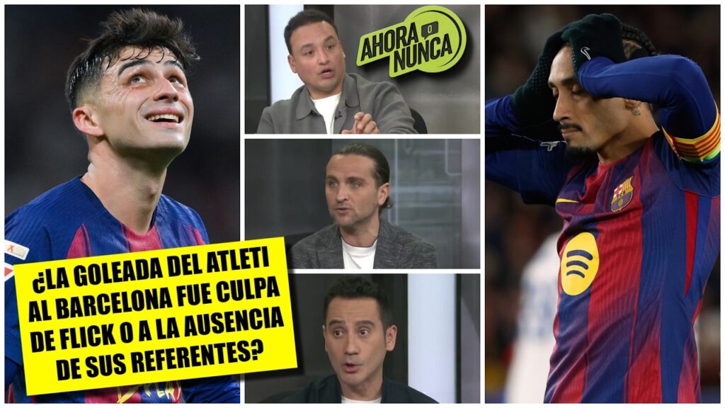 En derrota de BARCELONA ante ATLETI, FLICK mostró la dependencia a RAPHINHA y PEDRI | Ahora o Nunca