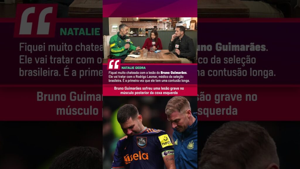 A LESÃO DE BRUNO GUIMARÃES ANTES DA COPA DO MUNDO!