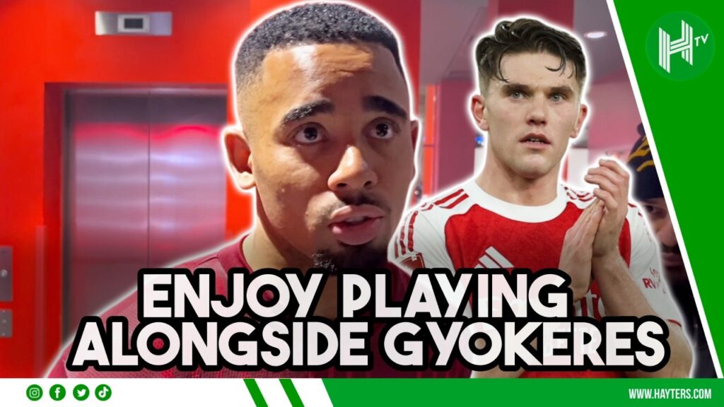 ENJOY playing alongside Gyokeres | Gabriel Jesus | Arsenal 4-0 Wigan