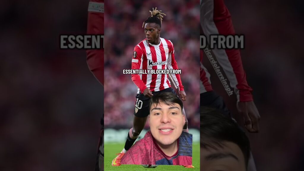 NICO WILLIAMS CANT LEAVE ATHLETIC BILBAO😱🤯  #football #soccer #fcbarcelona #nicowilliams #usa #uk