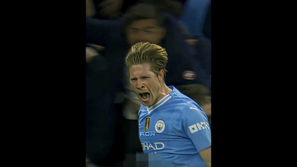 De Bruyne's last-minutes equalizer against Madrid🥶💀