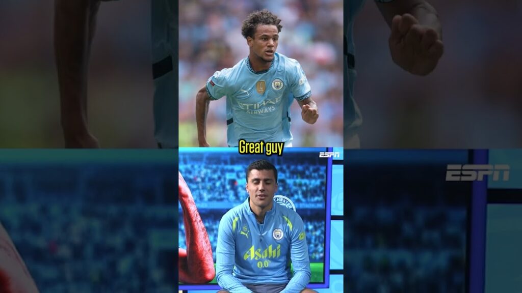 Rodri gives one word for his Manchester city teammates 👀 #shorts