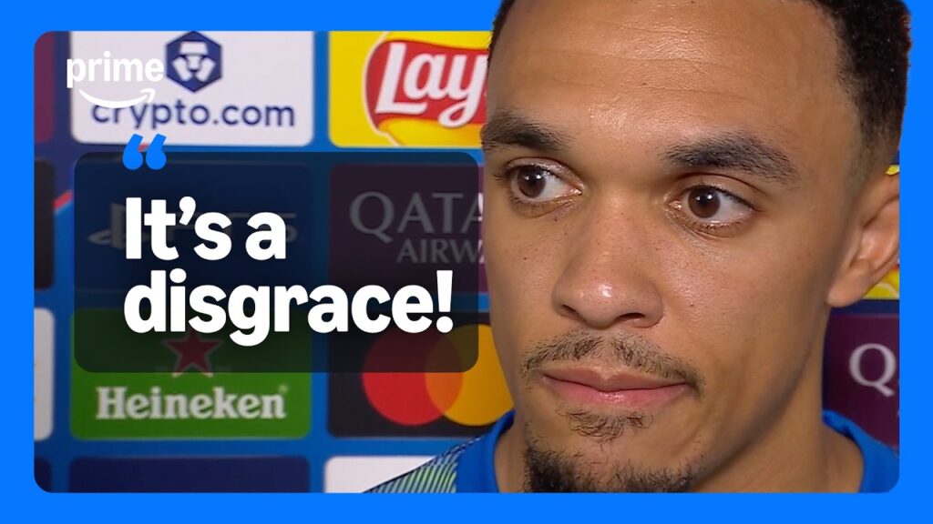 Trent Alexander-Arnold reacts after alleged racist comments in Benfica v Real Madrid 🗣️