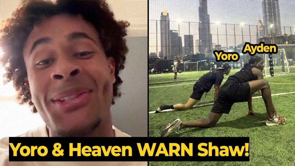 Zirkzee trolls Luke Shaw after seeing Ayden Heaven and Yoro doing extra training in Dubai
