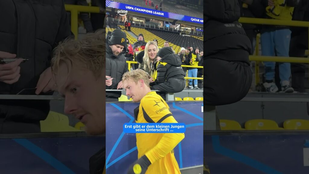 Julian Brandt ist die Definition von einem Ehrenmann 🥹🤩
