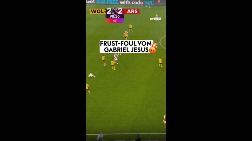 Frust-Foul von Gabriel Jesus! 😡