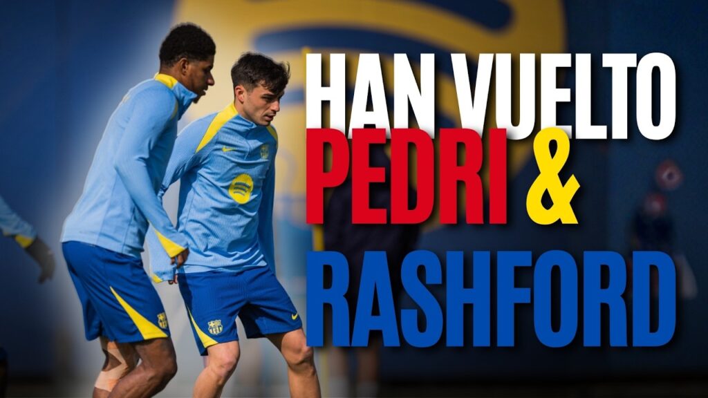 🔥¡El BARÇA se REACTIVA! 💪 Vuelven PEDRI y RASFHORD tras el golpe 🔴🔵 | ENTRENAMIENTO BARÇA