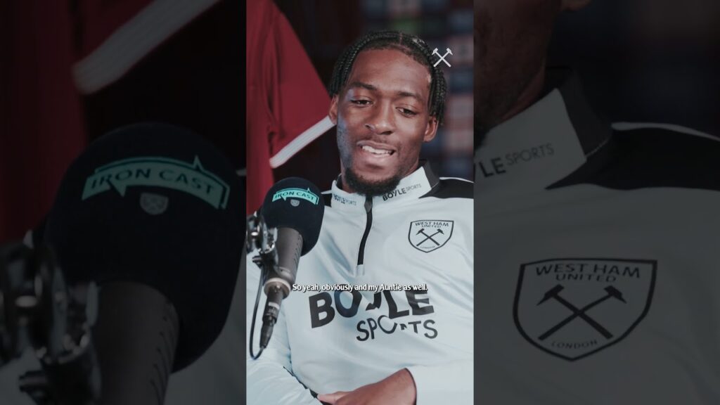 Axel Disasi: My Auntie is a West Ham fan❤️ #shorts