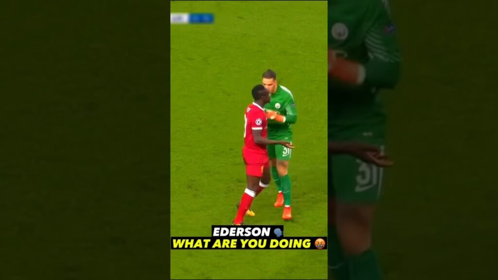 He Mocked the Quiet Guy… Big Mistake 😳🔥 #Football #Soccer #Ederson #Mane #Karma