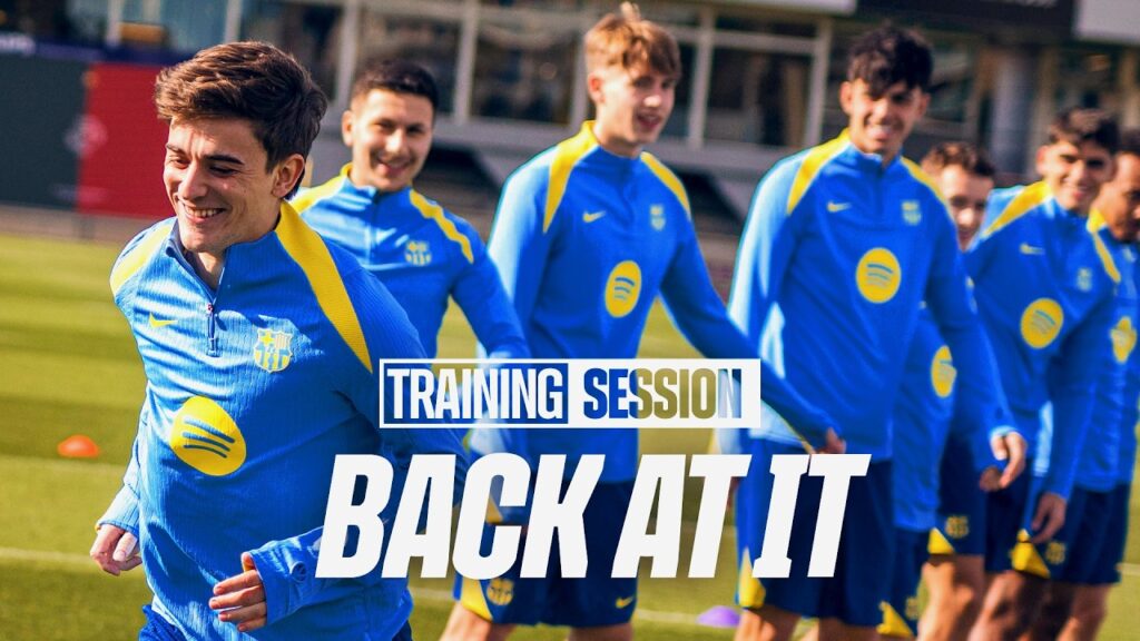 GAVI BACK WITH THE GROUP | FC Barcelona Training 🔵🔴 GAVI BACK WITH THE GROUP | FC Barcelona Training 🔵🔴