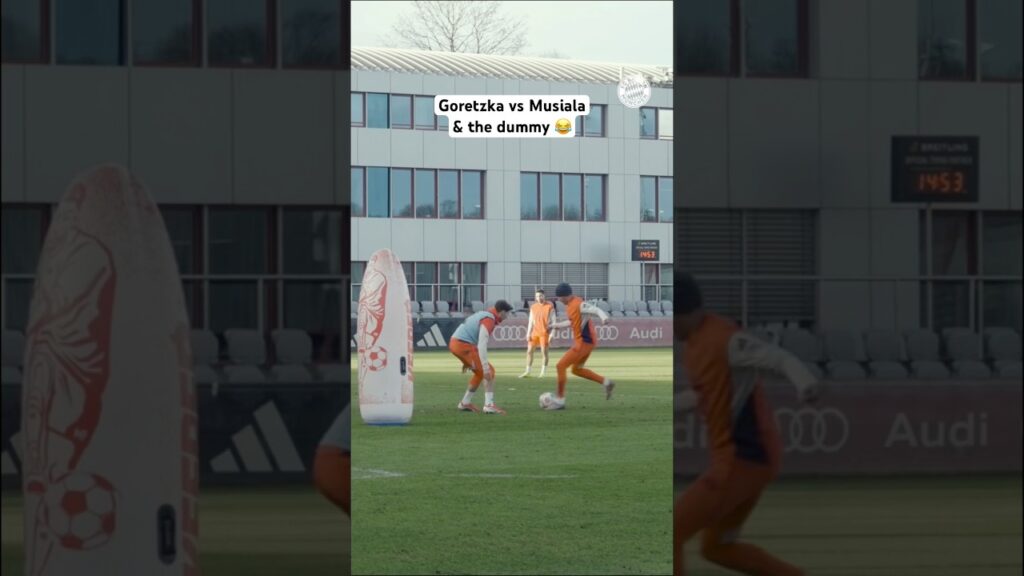 Musiala is doing whatever it takes 😂