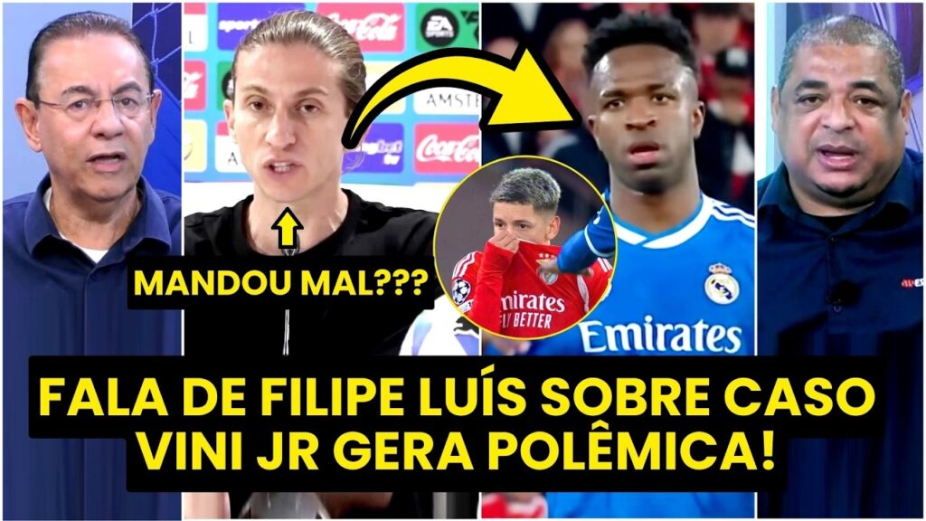 FILIPE LUÍS MANDOU MAL??? DECLARAÇÃO sobre CASO VINICIUS JÚNIOR dá POLÊMICA após DERROTA DO FLAMENGO FILIPE LUÍS MANDOU MAL??? DECLARAÇÃO sobre CASO VINICIUS JÚNIOR dá POLÊMICA após DERROTA DO FLAMENGO