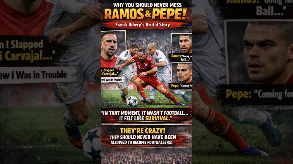 WHY YOU Should Never Mess With Ramos & Pepe 😳🔥 | Ribery’s Craziest Story#Ramos # #Ribery #RealMadrid