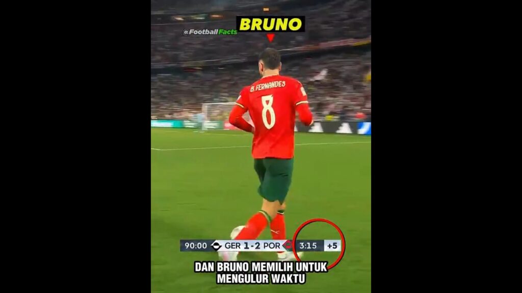 Reaksi Bruno Fernandes Kepada Vitinha 🥶