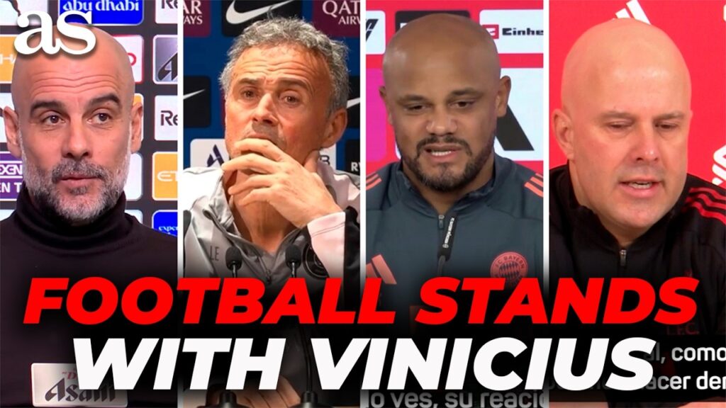 FOOTBALL REACTS to RACIST ATTACK on VINICIUS: Guardiola, Luis Enrique, Kompany SPEAK OUT