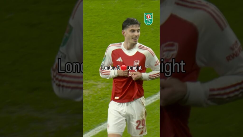 🥶 Cold from Kai #Havertz #Arsenal #carabaocup