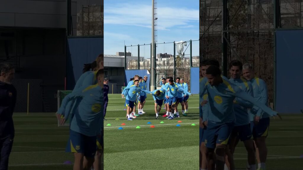 Gavi joined in for part of the session with the team! 👏 #shorts #fcbarcelona Gavi joined in for part of the session with the team! 👏 #shorts #fcbarcelona