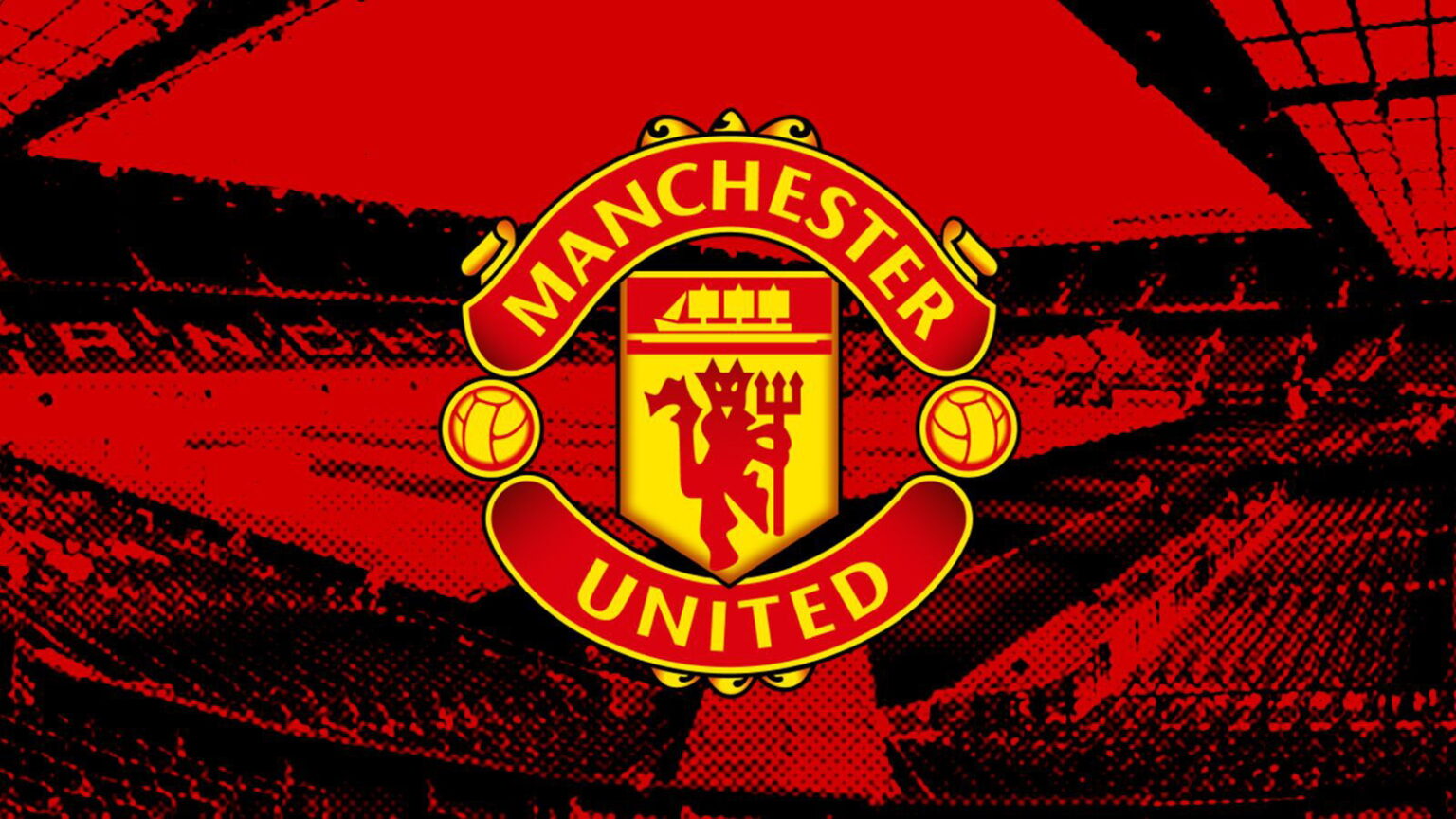 Manchester United flag graphic