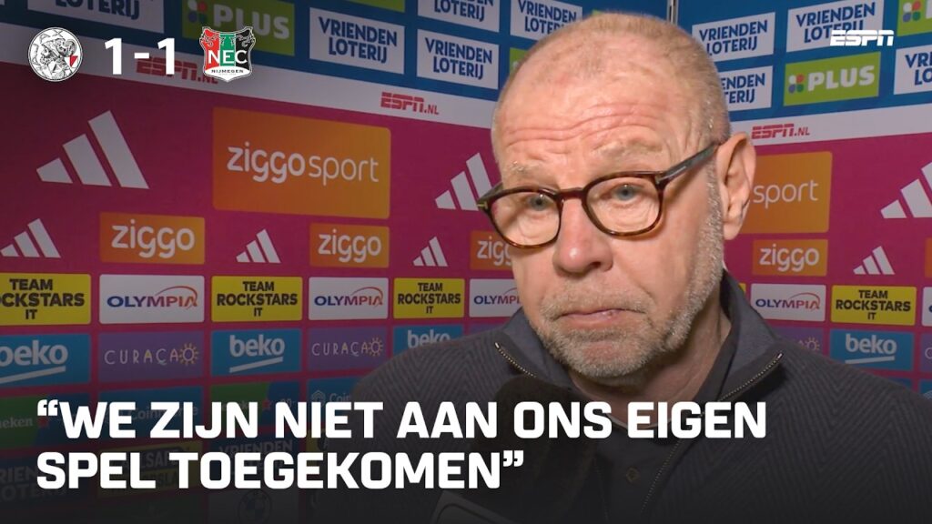 Fred Grim zag zijn AJAX moeite hebben met N.E.C. 😯 | Interview