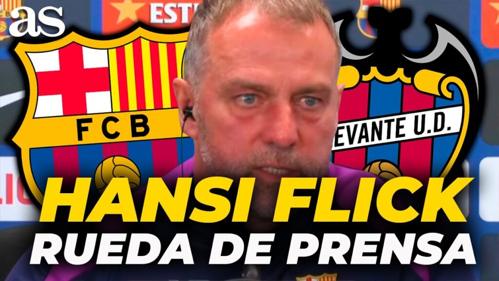 RUEDA DE PRENSA de HANSI FLICK, completa previa del FC BARCELONA vs. LEVANTE