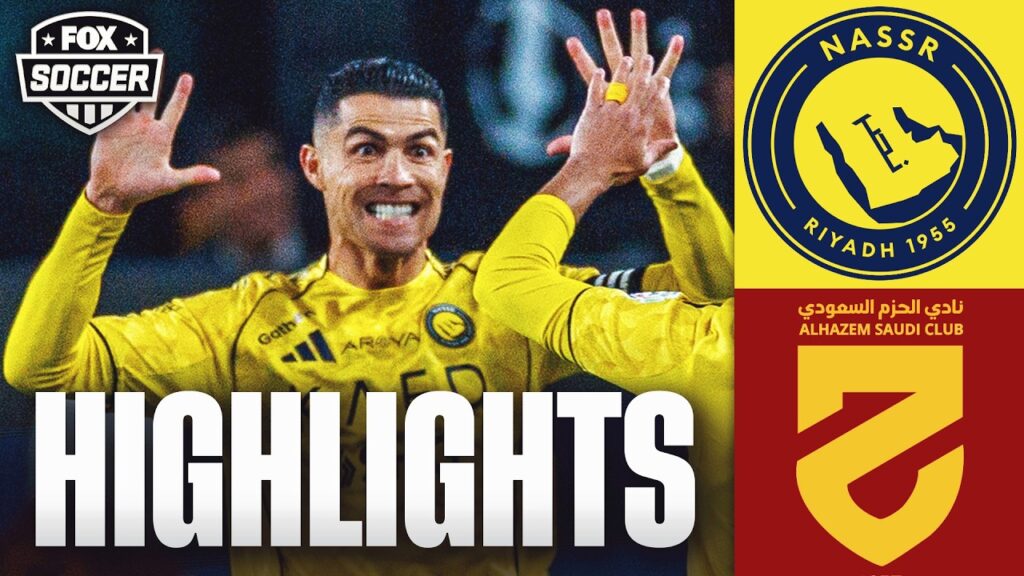 Cristiano Ronaldo scores TWO GOALS in Al-Nassr’s 4-0 win over Al-Hazem ⚽️ FOX SOCCER Cristiano Ronaldo scores TWO GOALS in Al-Nassr’s 4-0 win over Al-Hazem ⚽️ FOX SOCCER