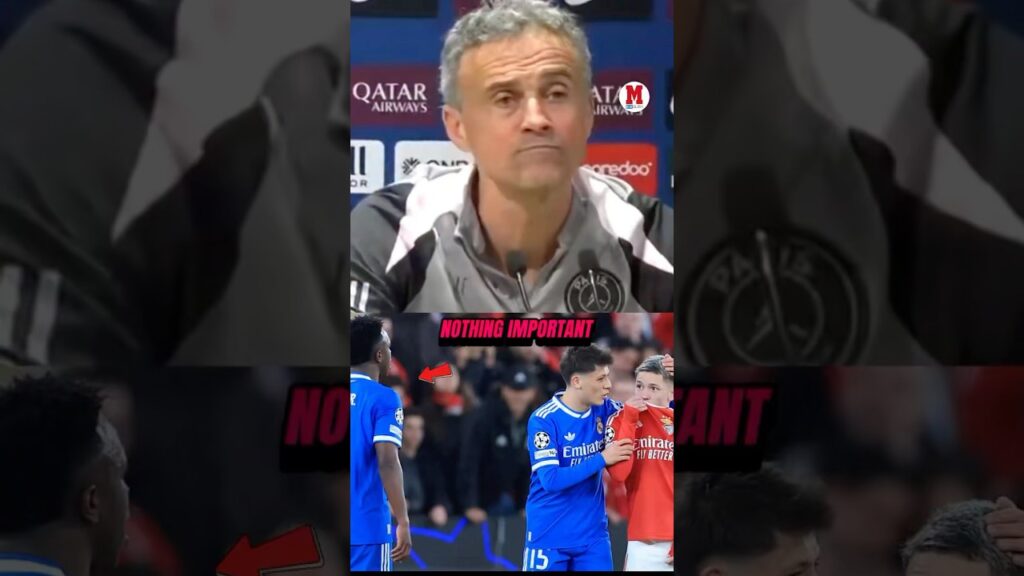 Luis Enrique’s surprising take on the controversial racism case involving Prestianni and Vini Jr. 👀