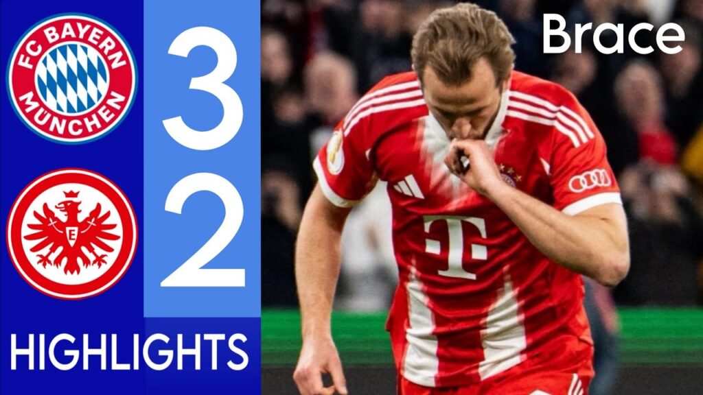 Fc Bayern munich vs frankfurt 3-2 HIGHLIGHTS •  harry kane Brace & pavlovic Goal Bundesliga 2026