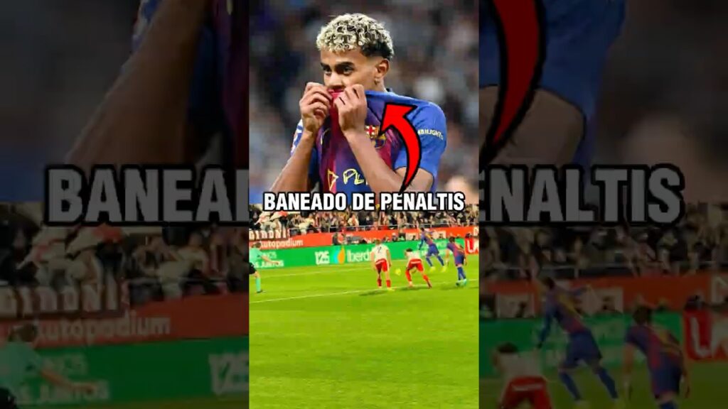El Barça prohibió a Yamal lanzar PENALTIS y puso a Raphinha como máximo lanzador 😳😨