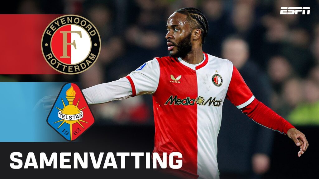 DEBUUT Raheem STERLING en DUBBELSLAG Anis HADJ MOUSSA! 🤩 | Samenvatting Feyenoord - Telstar