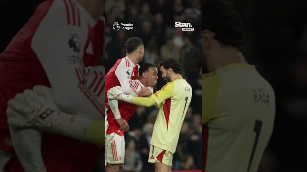 Gabriel, William Saliba and David Raya celebrate North London derby win 🥳🫂 #PremierLeague #Arsenal Gabriel, William Saliba and David Raya celebrate North London derby win 🥳🫂 #PremierLeague #Arsenal