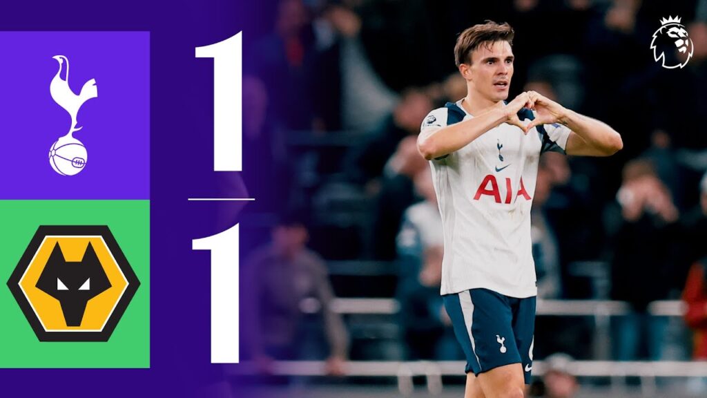 Tottenham Hotspur 1-1 Wolverhampton Wanderers | Premier League Highlights 📺
