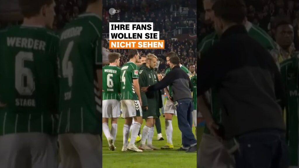 Nach 13 Spielen ohne Sieg ist die Stimmung der Bremer am Tiefpunkt 😢| sportstudio | #shorts Nach 13 Spielen ohne Sieg ist die Stimmung der Bremer am Tiefpunkt 😢| sportstudio | #shorts