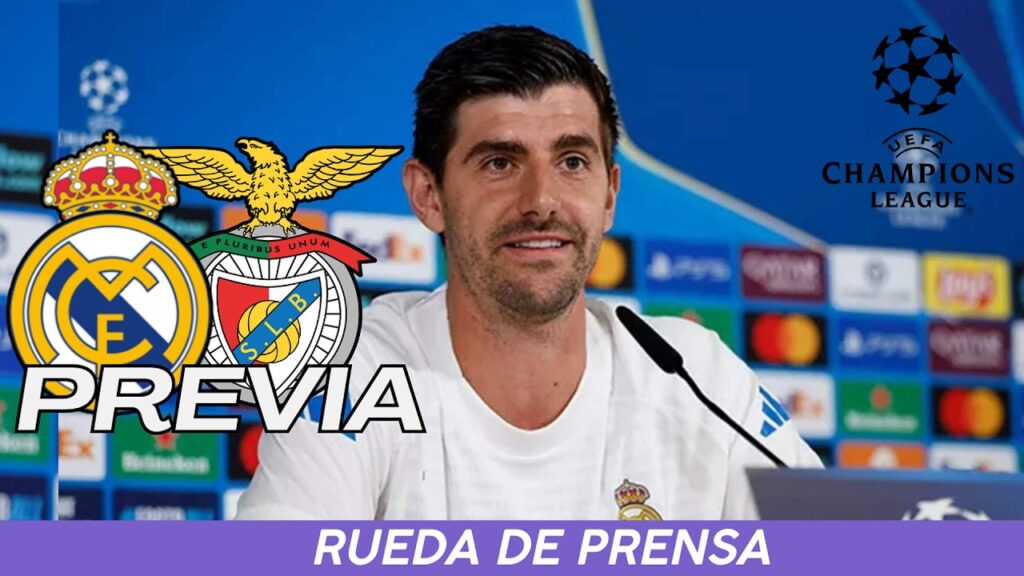 Rueda De Prensa de THIBAUT COURTOIS HOY – Previa Real Madrid Vs Benfica – CHAMPIONS LEAGUE 2025/26 Rueda De Prensa de THIBAUT COURTOIS HOY - Previa Real Madrid Vs Benfica - CHAMPIONS LEAGUE 2025/26